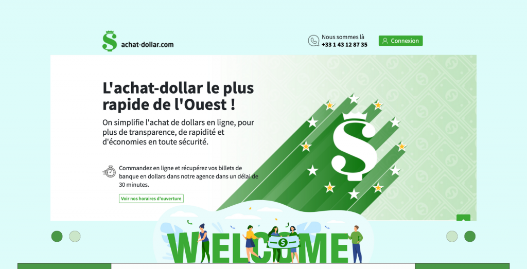 Bienvenue sur le site achat-dollar.com. On vous explique tout pour passer une commande en toute simplicité.